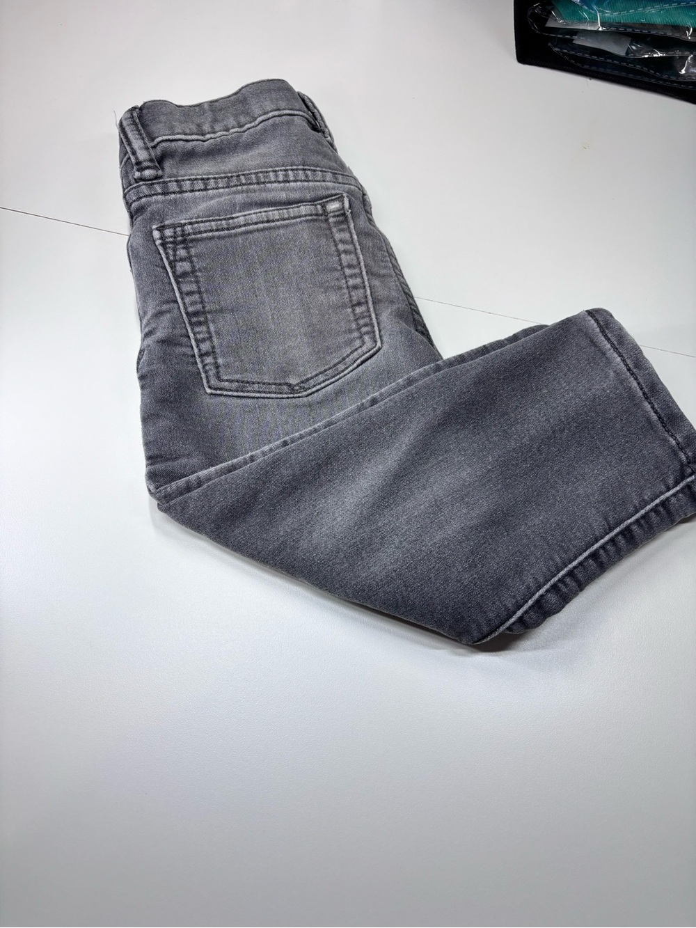 GAP Baby Gap 2 yrs SLIM FIT Grey Toddler Distressed Jeans Adjustable Waistband